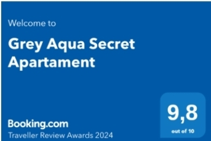 Booking.com Traveller Review Awards 2024: Grey Aqua Secret Apartament, 9,8 na 10